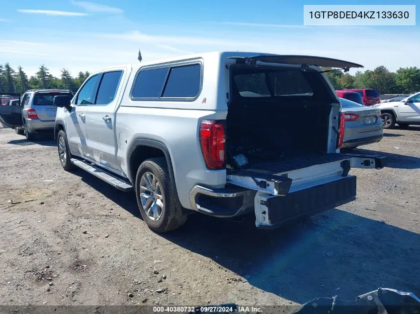 2019 GMC Sierra 1500 C1500 Slt VIN: 1GTP8DED4KZ133630 Lot: 40380732