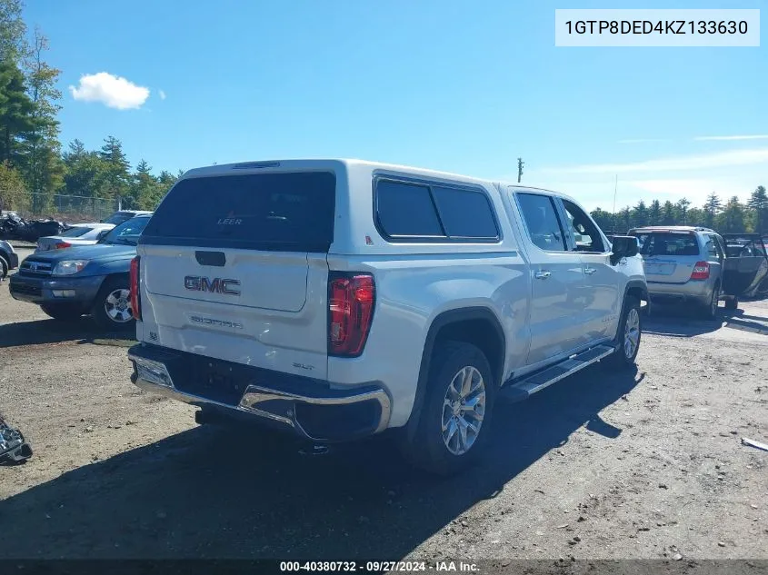 2019 GMC Sierra 1500 C1500 Slt VIN: 1GTP8DED4KZ133630 Lot: 40380732