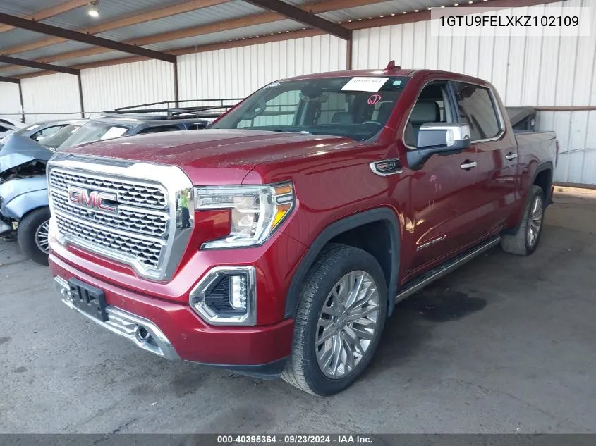 1GTU9FELXKZ102109 2019 GMC Sierra 1500 Denali