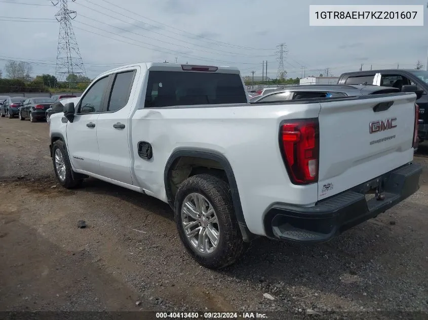 2019 GMC Sierra 1500 VIN: 1GTR8AEH7KZ201607 Lot: 40413450