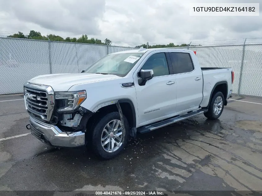 1GTU9DED4KZ164182 2019 GMC Sierra 1500 Slt