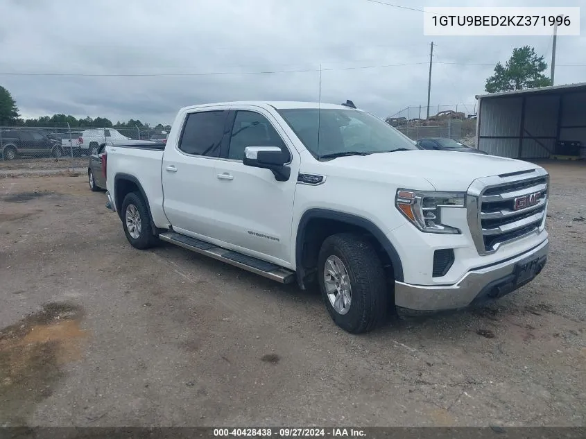 1GTU9BED2KZ371996 2019 GMC Sierra 1500 Sle