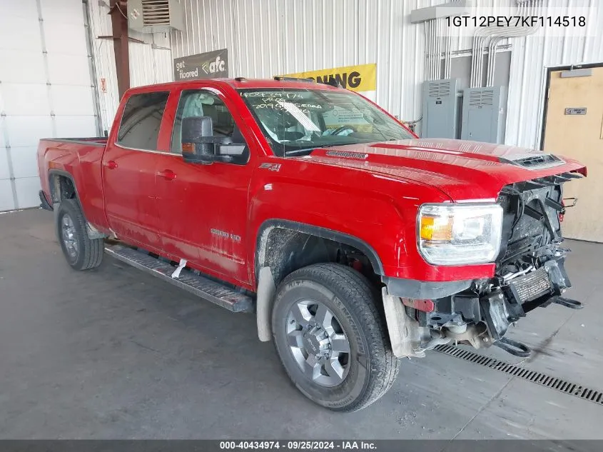 2019 GMC Sierra 2500Hd Sle VIN: 1GT12PEY7KF114518 Lot: 40434974