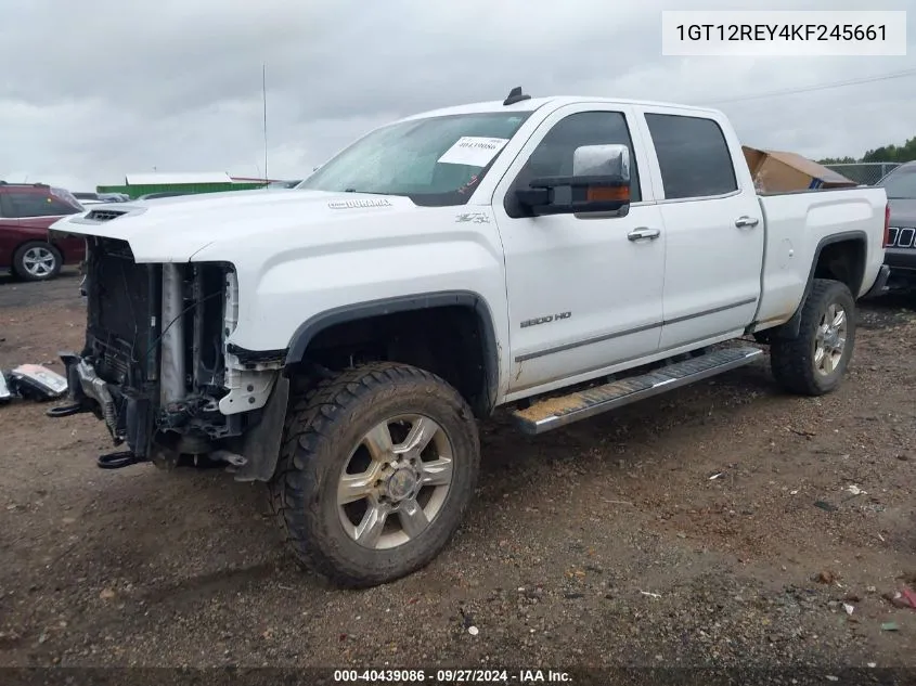 2019 GMC Sierra 2500Hd Slt VIN: 1GT12REY4KF245661 Lot: 40439086