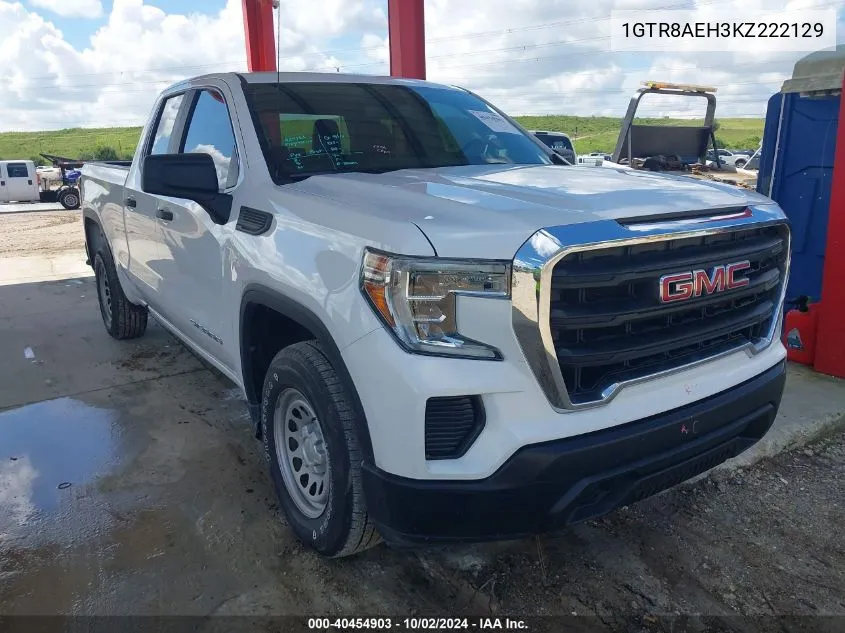 2019 GMC Sierra 1500 VIN: 1GTR8AEH3KZ222129 Lot: 40454903