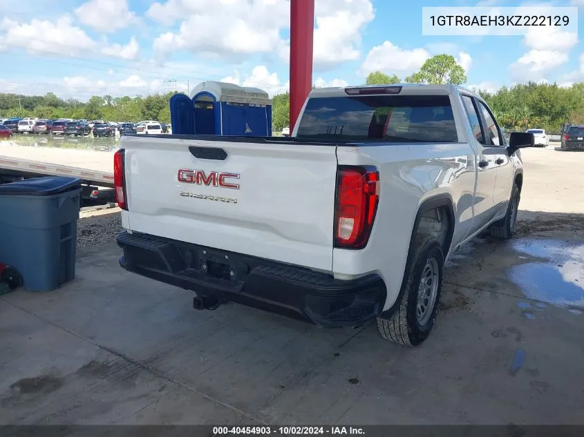 2019 GMC Sierra 1500 VIN: 1GTR8AEH3KZ222129 Lot: 40454903