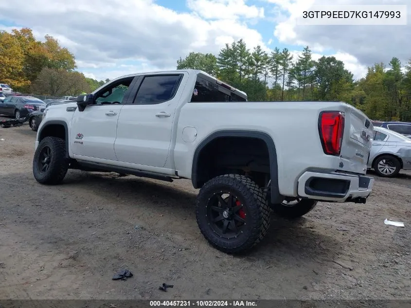 2019 GMC Sierra 1500 At4 VIN: 3GTP9EED7KG147993 Lot: 40457231