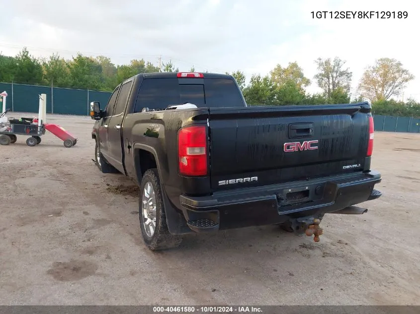 1GT12SEY8KF129189 2019 GMC Sierra K2500 Denali