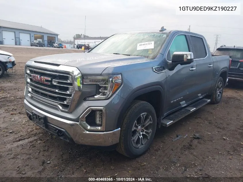 1GTU9DED9KZ190227 2019 GMC Sierra K1500 Slt