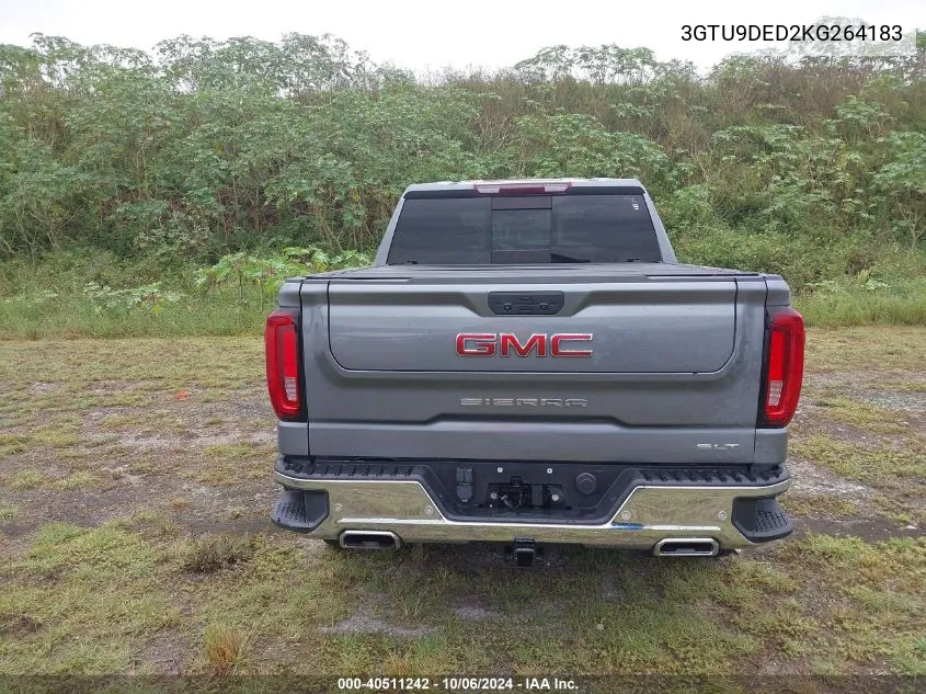 3GTU9DED2KG264183 2019 GMC Sierra 1500 K1500 Slt