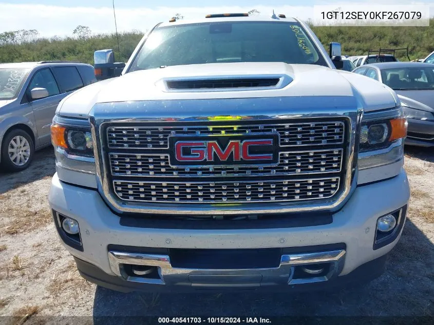 2019 GMC Sierra 2500Hd Denali VIN: 1GT12SEY0KF267079 Lot: 40541703