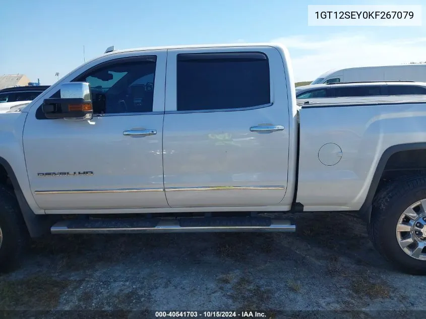 2019 GMC Sierra 2500Hd Denali VIN: 1GT12SEY0KF267079 Lot: 40541703