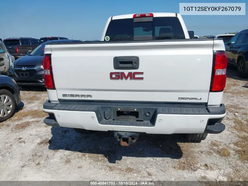 2019 GMC Sierra 2500Hd Denali VIN: 1GT12SEY0KF267079 Lot: 40541703