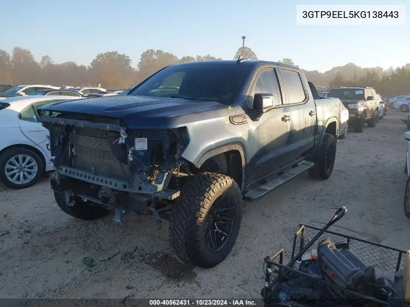 3GTP9EEL5KG138443 2019 GMC Sierra 1500 At4