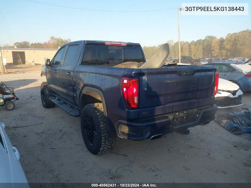 3GTP9EEL5KG138443 2019 GMC Sierra 1500 At4