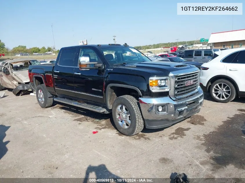 2019 GMC Sierra K2500 Slt VIN: 1GT12REY2KF264662 Lot: 40569813