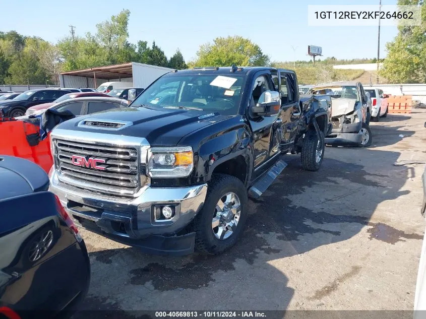 2019 GMC Sierra K2500 Slt VIN: 1GT12REY2KF264662 Lot: 40569813