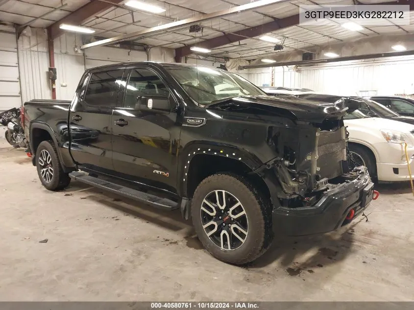 2019 GMC Sierra 1500 At4 VIN: 3GTP9EED3KG282212 Lot: 40580761