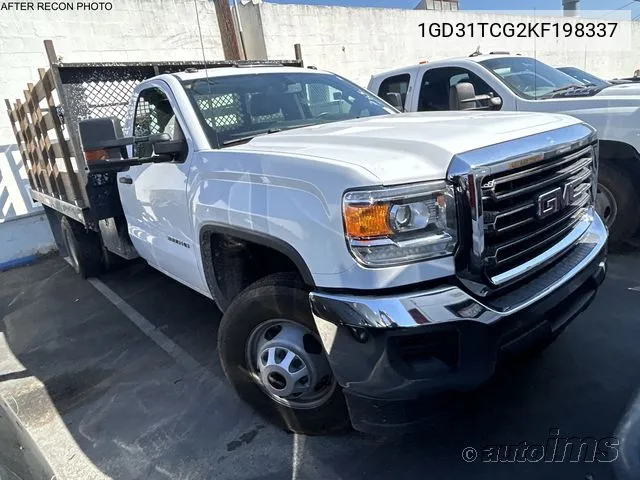 2019 GMC Sierra C3500 VIN: 1GD31TCG2KF198337 Lot: 40595469