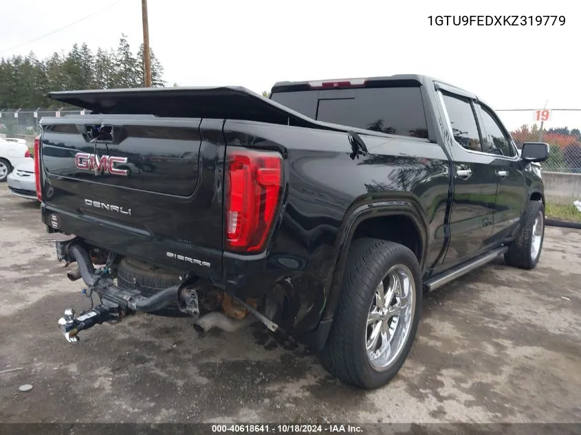 1GTU9FEDXKZ319779 2019 GMC Sierra 1500 Denali