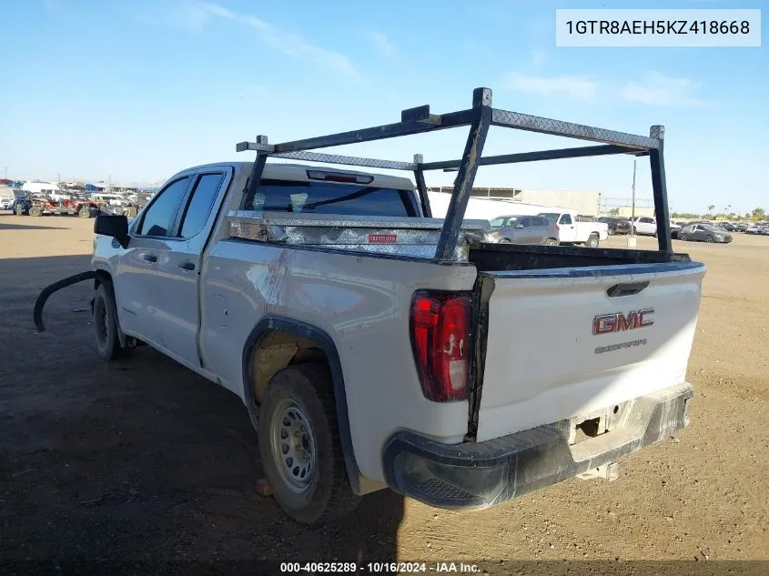 1GTR8AEH5KZ418668 2019 GMC Sierra 1500