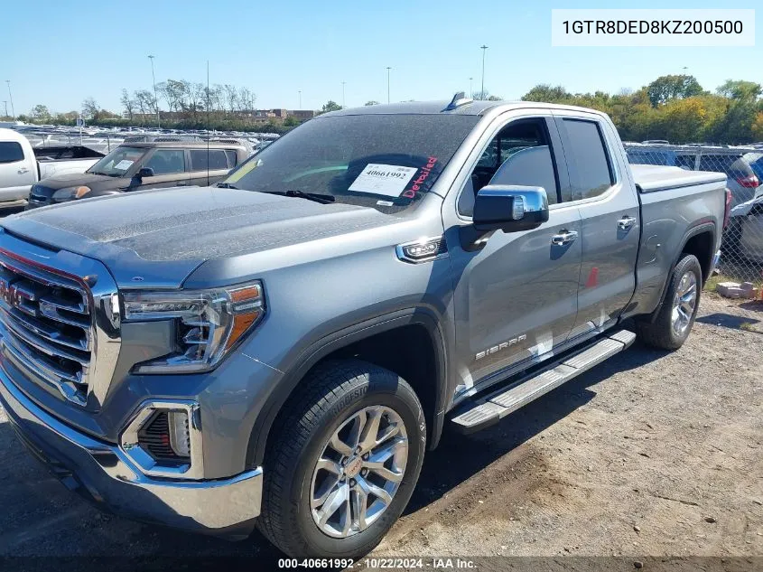 1GTR8DED8KZ200500 2019 GMC Sierra 1500 Slt