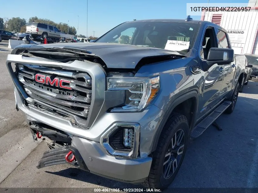 2019 GMC Sierra 1500 At4 VIN: 1GTP9EED4KZ226957 Lot: 40671865