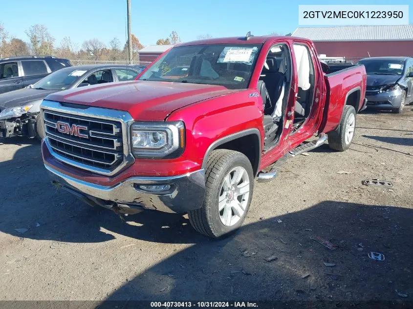 2019 GMC Sierra 1500 Limited Sle VIN: 2GTV2MEC0K1223950 Lot: 40730413