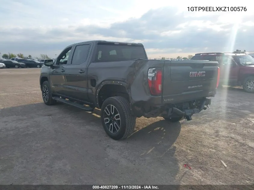 1GTP9EELXKZ100576 2019 GMC Sierra 1500 At4