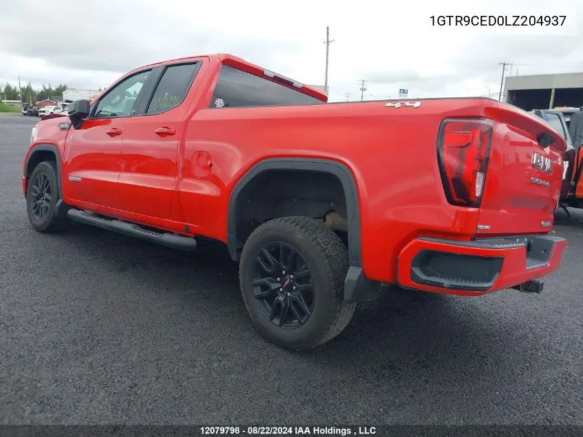 1GTR9CED0LZ204937 2020 GMC Sierra 1500