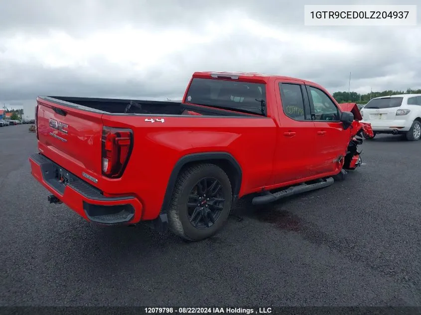 2020 GMC Sierra 1500 VIN: 1GTR9CED0LZ204937 Lot: 12079798