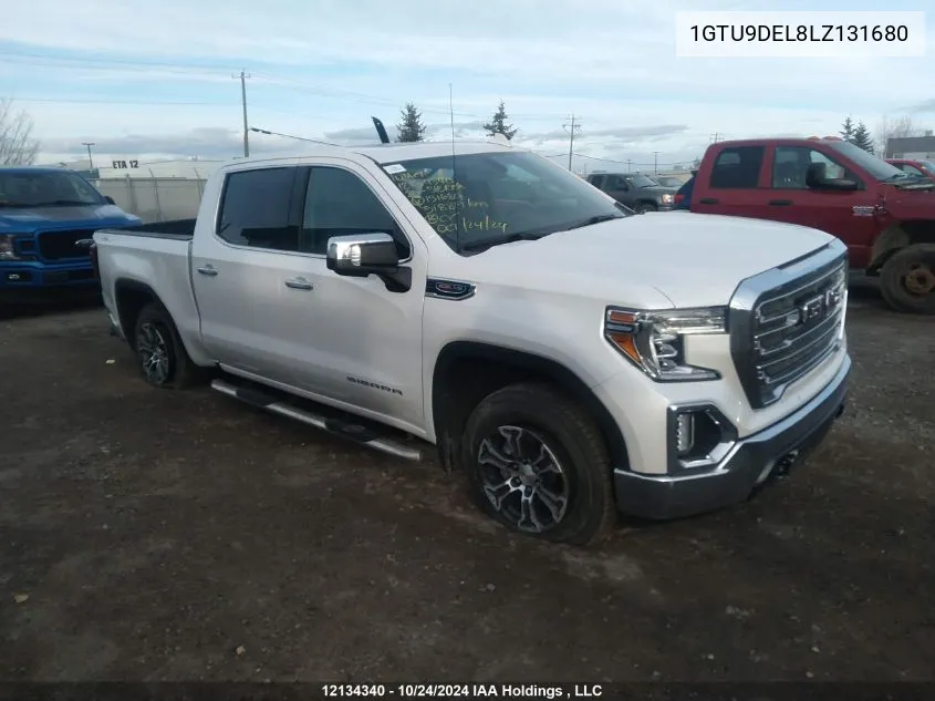 2020 GMC Sierra 1500 VIN: 1GTU9DEL8LZ131680 Lot: 12134340