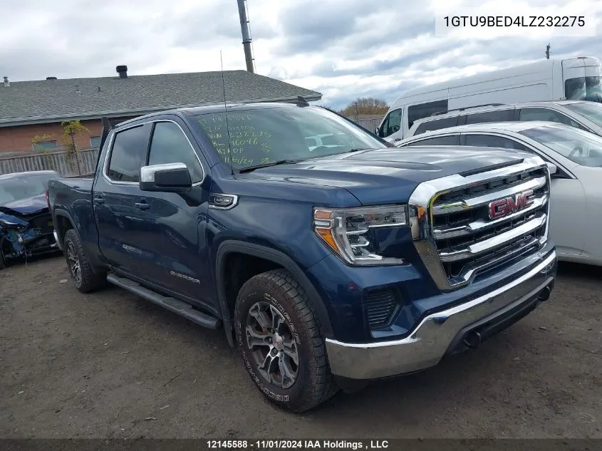 2020 GMC Sierra 1500 VIN: 1GTU9BED4LZ232275 Lot: 12145588