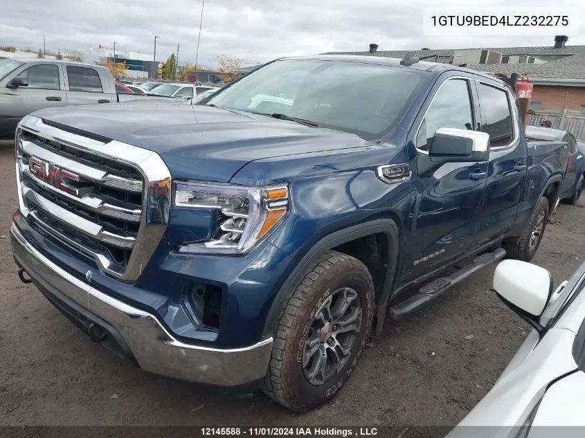 2020 GMC Sierra 1500 VIN: 1GTU9BED4LZ232275 Lot: 12145588