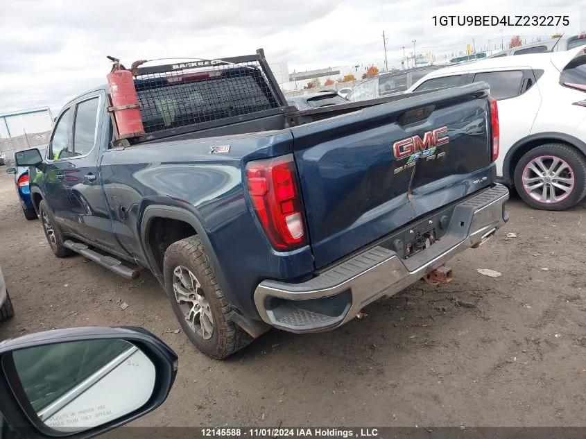 2020 GMC Sierra 1500 VIN: 1GTU9BED4LZ232275 Lot: 12145588