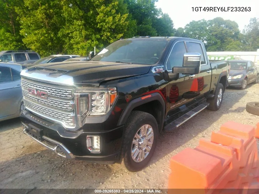 2020 GMC Sierra 2500Hd 4Wd Standard Bed Denali VIN: 1GT49REY6LF233263 Lot: 39265383