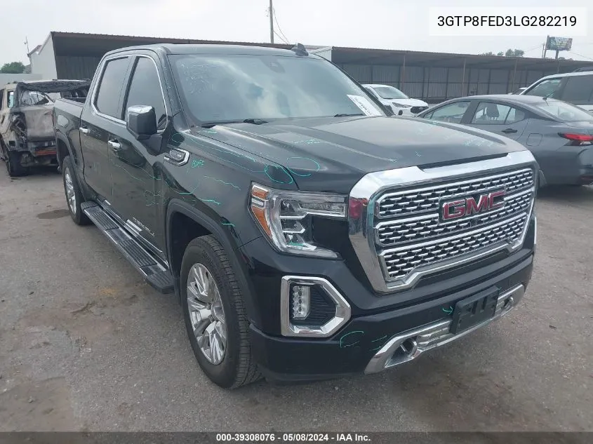 2020 GMC Sierra 1500 2Wd Short Box Denali VIN: 3GTP8FED3LG282219 Lot: 39308076