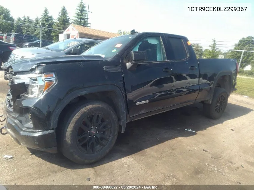 2020 GMC Sierra 1500 4Wd Double Cab Standard Box Elevation VIN: 1GTR9CEK0LZ299367 Lot: 39460827