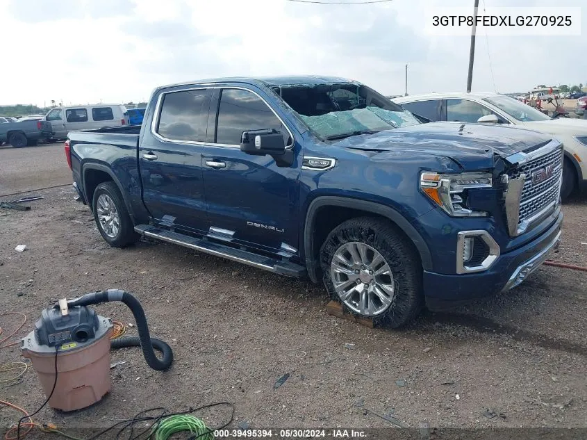 2020 GMC Sierra 1500 VIN: 3GTP8FEDXLG270925 Lot: 39495394