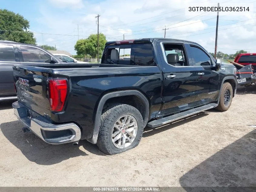 2020 GMC Sierra 1500 VIN: 3GTP8DED5LG362514 Lot: 39762575