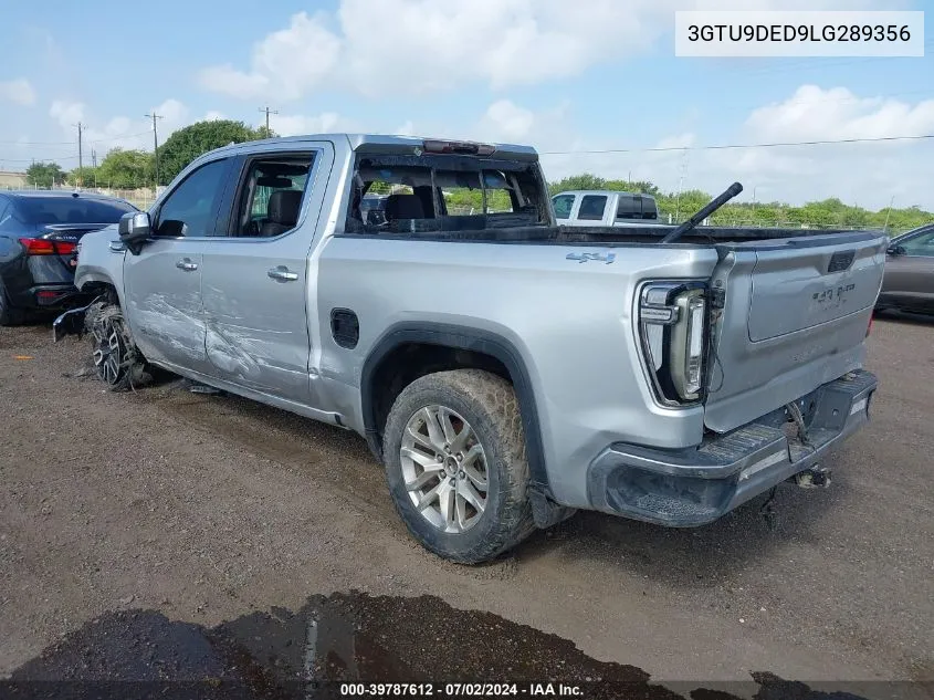 3GTU9DED9LG289356 2020 GMC Sierra 1500 4Wd Short Box Slt