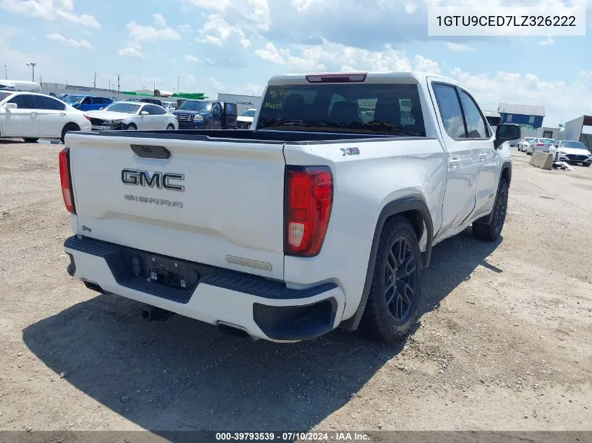 1GTU9CED7LZ326222 2020 GMC Sierra 1500 4Wd Short Box Elevation