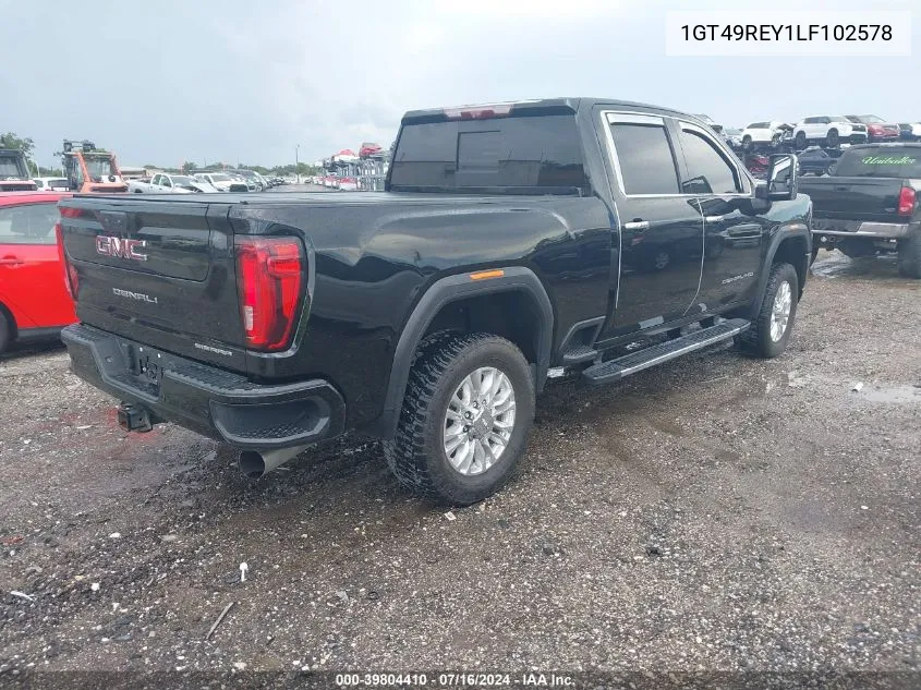 2020 GMC Sierra 2500Hd VIN: 1GT49REY1LF102578 Lot: 39804410