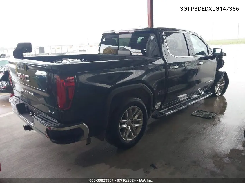 2020 GMC Sierra 1500 2Wd Short Box Slt VIN: 3GTP8DEDXLG147386 Lot: 39829907