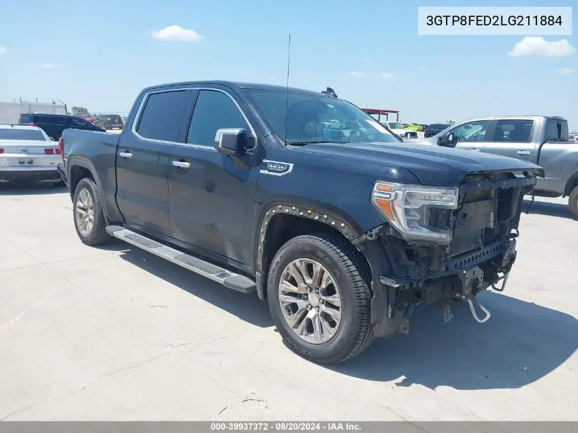 2020 GMC Sierra 1500 2Wd Short Box Denali VIN: 3GTP8FED2LG211884 Lot: 39937372