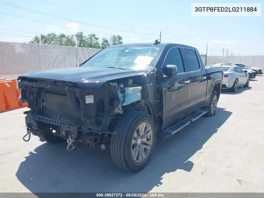 2020 GMC Sierra 1500 2Wd Short Box Denali VIN: 3GTP8FED2LG211884 Lot: 39937372