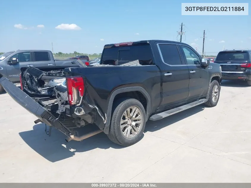 2020 GMC Sierra 1500 2Wd Short Box Denali VIN: 3GTP8FED2LG211884 Lot: 39937372