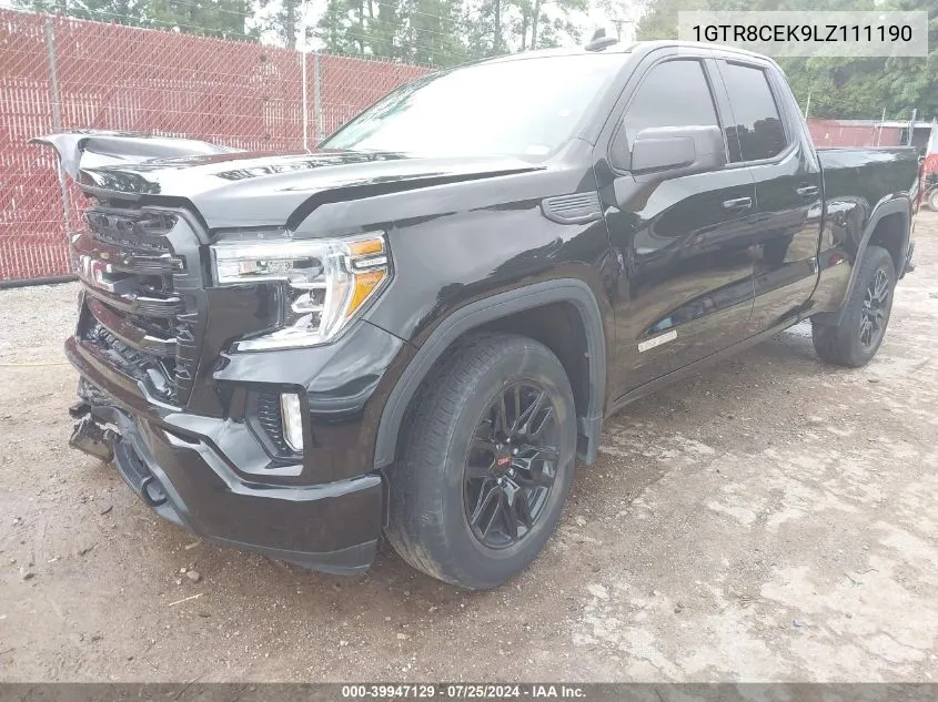 2020 GMC Sierra 1500 2Wd Double Cab Standard Box Elevation VIN: 1GTR8CEK9LZ111190 Lot: 39947129