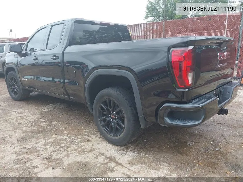 2020 GMC Sierra 1500 2Wd Double Cab Standard Box Elevation VIN: 1GTR8CEK9LZ111190 Lot: 39947129