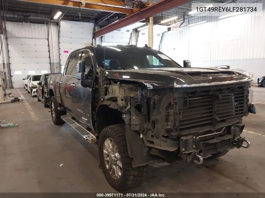 2020 GMC Sierra 2500Hd 4Wd Standard Bed Denali VIN: 1GT49REY6LF281734 Lot: 39971171